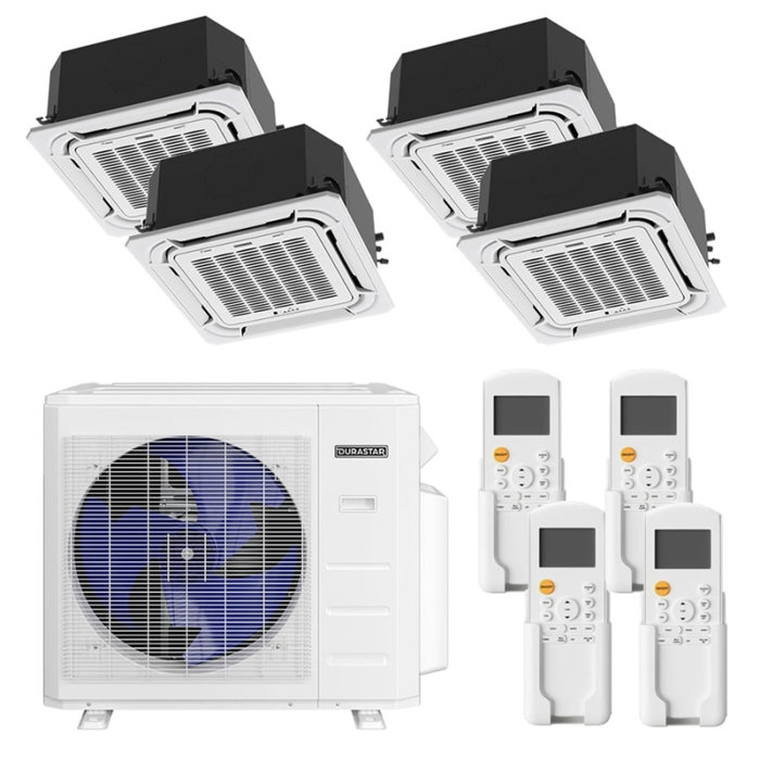 Durastar 36000 BTU Ductless Mini Split Air Conditioner with Remote